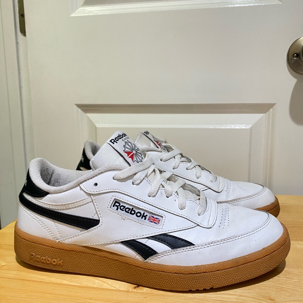 Reebok White and Black Sneakers